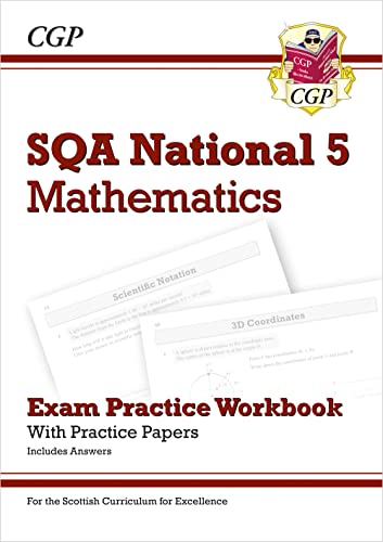 CGP Books - National 5 Maths: SQA Exam Practice Workbook - includes An image 1