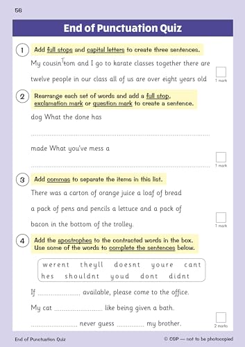 CGP Books - New KS2 English Targeted Question Book: Challenging Gramma image 6