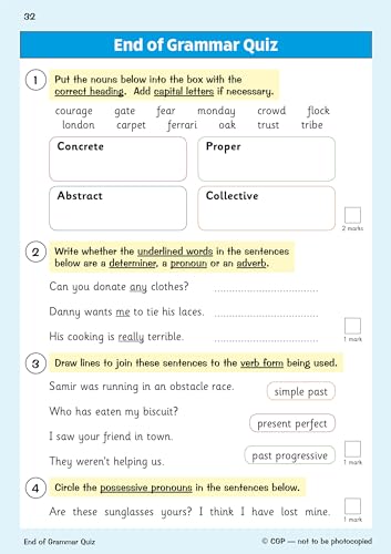 CGP Books - New KS2 English Targeted Question Book: Challenging Gramma image 4