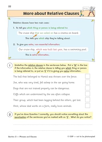 CGP Books - New KS2 English Targeted Question Book: Challenging Gramma image 2