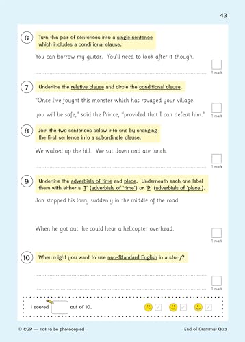 CGP Books - New KS2 English Targeted Question Book: Challenging Gramma image 5