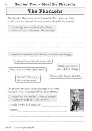 CGP Books - New KS2 Discover & Learn: History - Ancient Egyptians Acti image 4