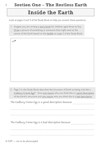 CGP Books - New KS2 Discover & Learn: Geography - Volcanoes and Earthq image 2