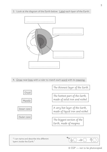 CGP Books - New KS2 Discover & Learn: Geography - Volcanoes and Earthq image 3