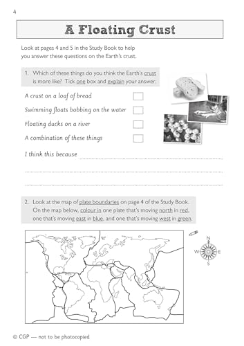 CGP Books - New KS2 Discover & Learn: Geography - Volcanoes and Earthq image 4