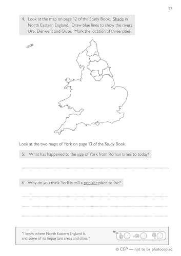CGP Books - New KS2 Discover & Learn: Geography - United Kingdom Activ image 3