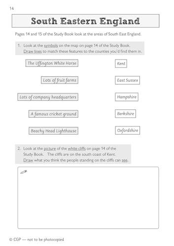 CGP Books - New KS2 Discover & Learn: Geography - United Kingdom Activ image 4