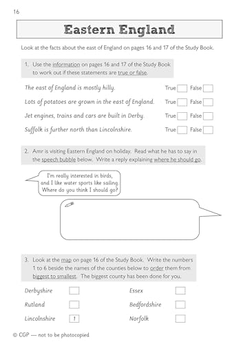 CGP Books - New KS2 Discover & Learn: Geography - United Kingdom Activ image 6