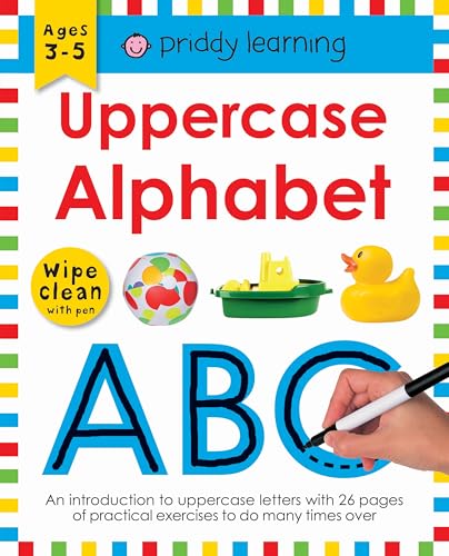 Roger Priddy - Uppercase Alphabet : Wipe Clean Workbooks - Spiral image 1