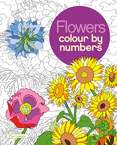 Arcturus Publishing - Flowers Colour by Numbers - Paperback image 1