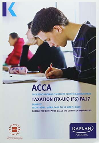Kaplan Publishing - F6 Taxation (FA17) - Exam Kit - Paperback image 1