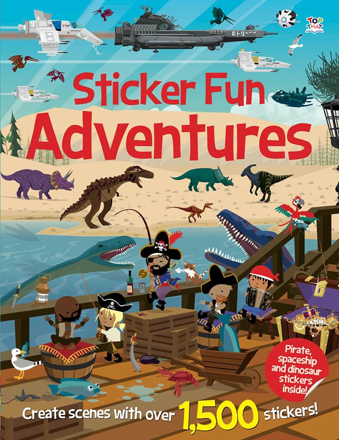 Sticker Fun Adventures - Paperback image 1