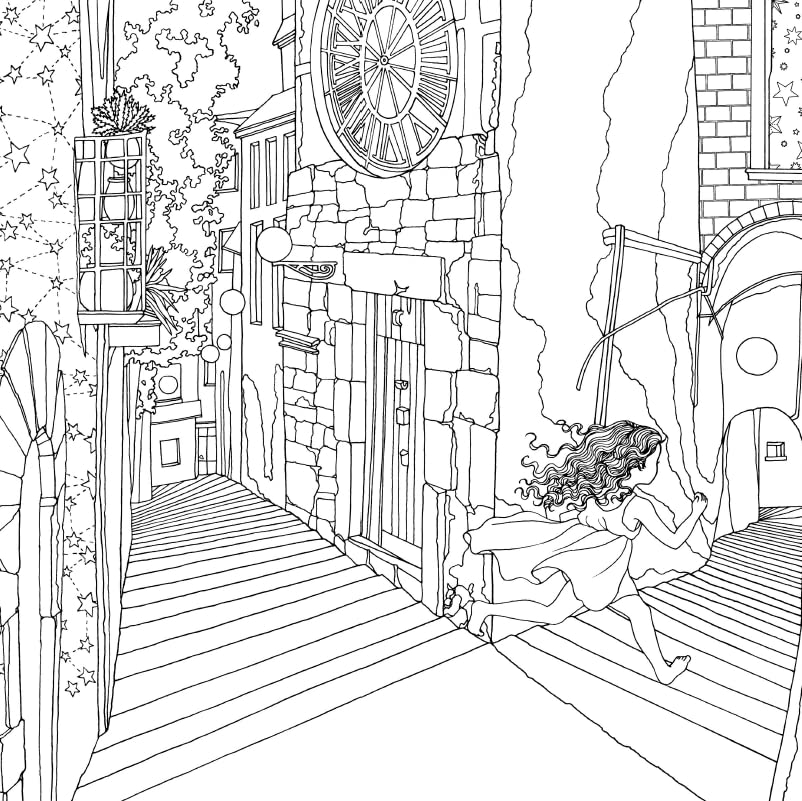 Daria Song - Time Garden : A magical journey and colouring book - Pape image 3