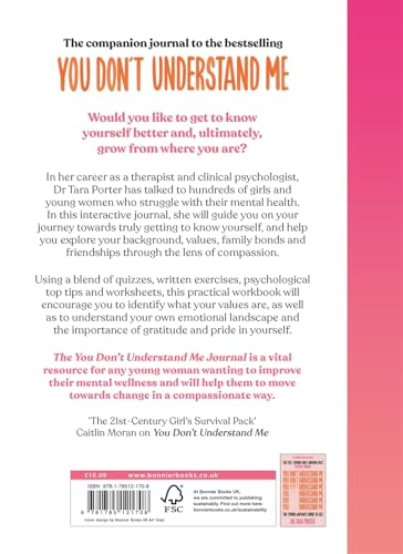 Dr Tara Porter - You Don't Understand Me Journal : A guide to self image 2