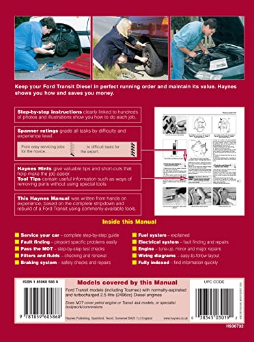 Haynes Publishing - Ford Transit Diesel Service And Repair Manual : 86 image 3