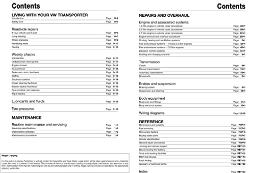 HM VW Diesel Transporter 2003-2015 - Paperback image 5