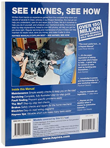 Martyn Randall - Mercedes-Benz A-Class 62 to 18 - Paperback image 2