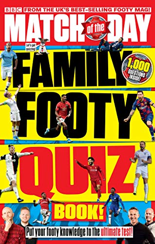 Match of the Day Family Footy Quiz Book - Paperback image 1
