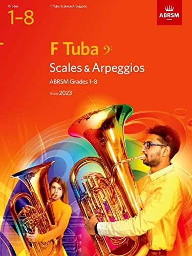 ABRSM - Scales and Arpeggios for F Tuba (bass clef), Grades 1-8, from image 1
