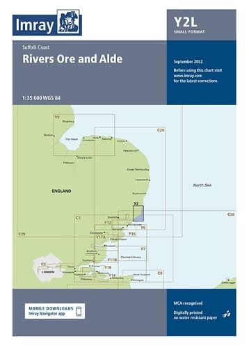 Imray - Laminated Chart Y2 : Rivers Ore and Alde : Y2 - Map image 1