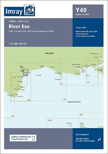 Imray - Chart Y40 : River Exe Small Format : 40 - Map image 1