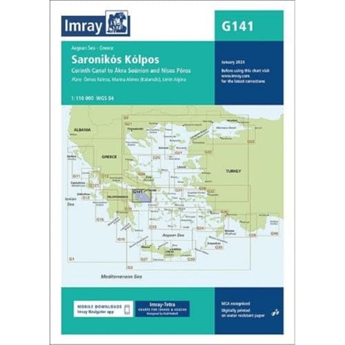 Imray - G141 Chart : Saronikos Kolpos : 141 - Paperback image 1