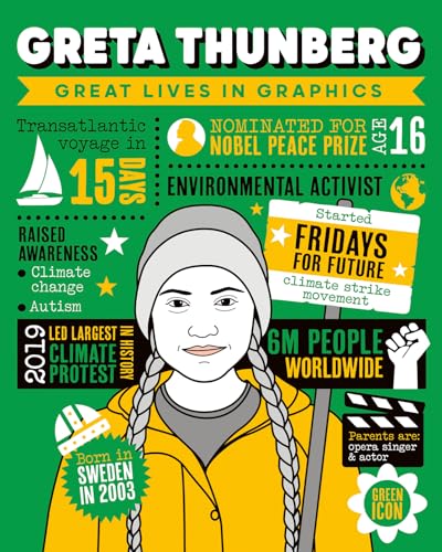 Great Lives in Graphics: Greta Thunberg - Hardback image 1