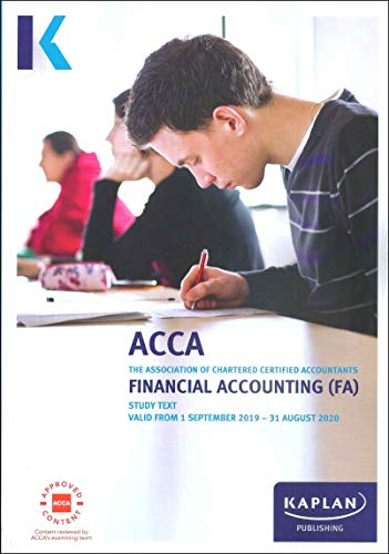 KAPLAN PUBLISHING - FINANCIAL ACCOUNTING - STUDY TEXT - Paperback image 1