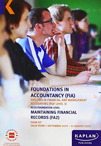KAPLAN PUBLISHING - MAINTAINING FINANCIAL RECORDS - EXAM KIT - Paperba image 1