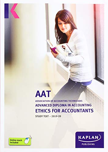 KAPLAN PUBLISHING - ETHICS FOR ACCOUNTANTS - STUDY TEXT - Paperback image 1