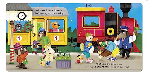 Ruth Symons - Baby on Board: Train : A Push, Pull, Slide Tab Book - Ha image 2