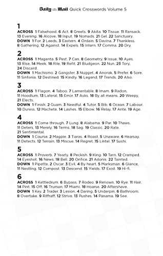 Daily Mail - Quick Crosswords Volume 5 : 200 new puzzles from the - Pa image 6