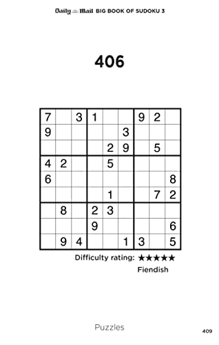 Daily Mail - Big Book of Sudoku Volume 3 : Over 400 sudokus, ranging f image 5
