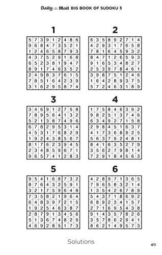 Daily Mail - Big Book of Sudoku Volume 3 : Over 400 sudokus, ranging f image 7