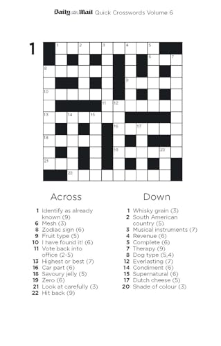 Daily Mail - Quick Crosswords Volume 6 : 200 new puzzles from the - Pa image 3