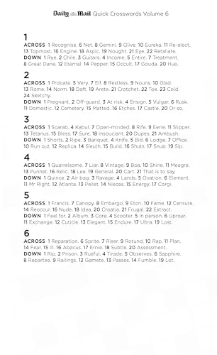 Daily Mail - Quick Crosswords Volume 6 : 200 new puzzles from the - Pa image 7