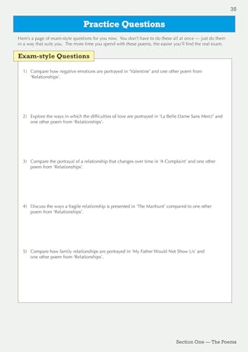 CGP Books - New GCSE English Literature Edexcel Poetry Guide: Relation image 7