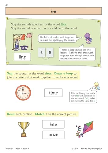 CGP Books - KS1 English Targeted Practice Book: Phonics - Year 1 Book image 6