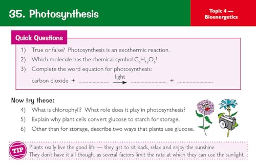 CGP Books - New 9-1 GCSE Biology AQA Revision Question Cards - Paperba image 2