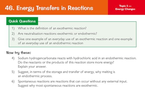 CGP Books - New 9-1 GCSE Chemistry AQA Revision Question Cards - Paper image 2