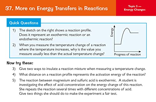 CGP Books - New 9-1 GCSE Combined Science: Chemistry AQA Revision Ques image 4