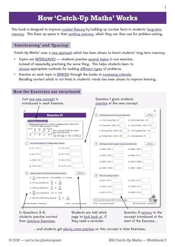 CGP Books - New KS3 Maths Catch-Up Workbook 3 (with Answers) - Paperba image 2