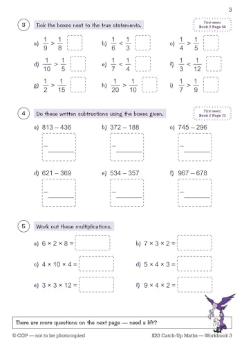 CGP Books - New KS3 Maths Catch-Up Workbook 3 (with Answers) - Paperba image 4