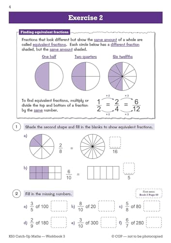 CGP Books - New KS3 Maths Catch-Up Workbook 3 (with Answers) - Paperba image 5