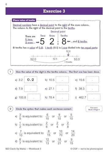 CGP Books - New KS3 Maths Catch-Up Workbook 3 (with Answers) - Paperba image 7