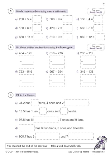 CGP Books - New KS3 Maths Catch-Up Workbook 3 (with Answers) - Paperba image 8