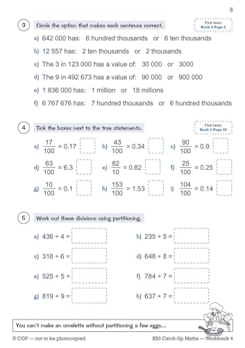 CGP Books - New KS3 Maths Catch-Up Workbook 4 (with Answers) - Paperba image 6