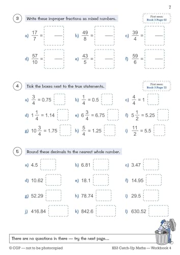 CGP Books - New KS3 Maths Catch-Up Workbook 4 (with Answers) - Paperba image 8