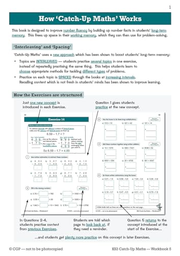 CGP Books - New KS3 Maths Catch-Up Workbook 5 (with Answers) - Paperba image 2