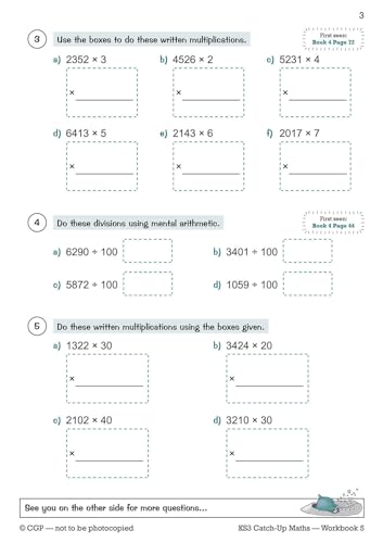 CGP Books - New KS3 Maths Catch-Up Workbook 5 (with Answers) - Paperba image 4
